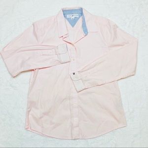 Tommy Hilfiger light pink button up shirt